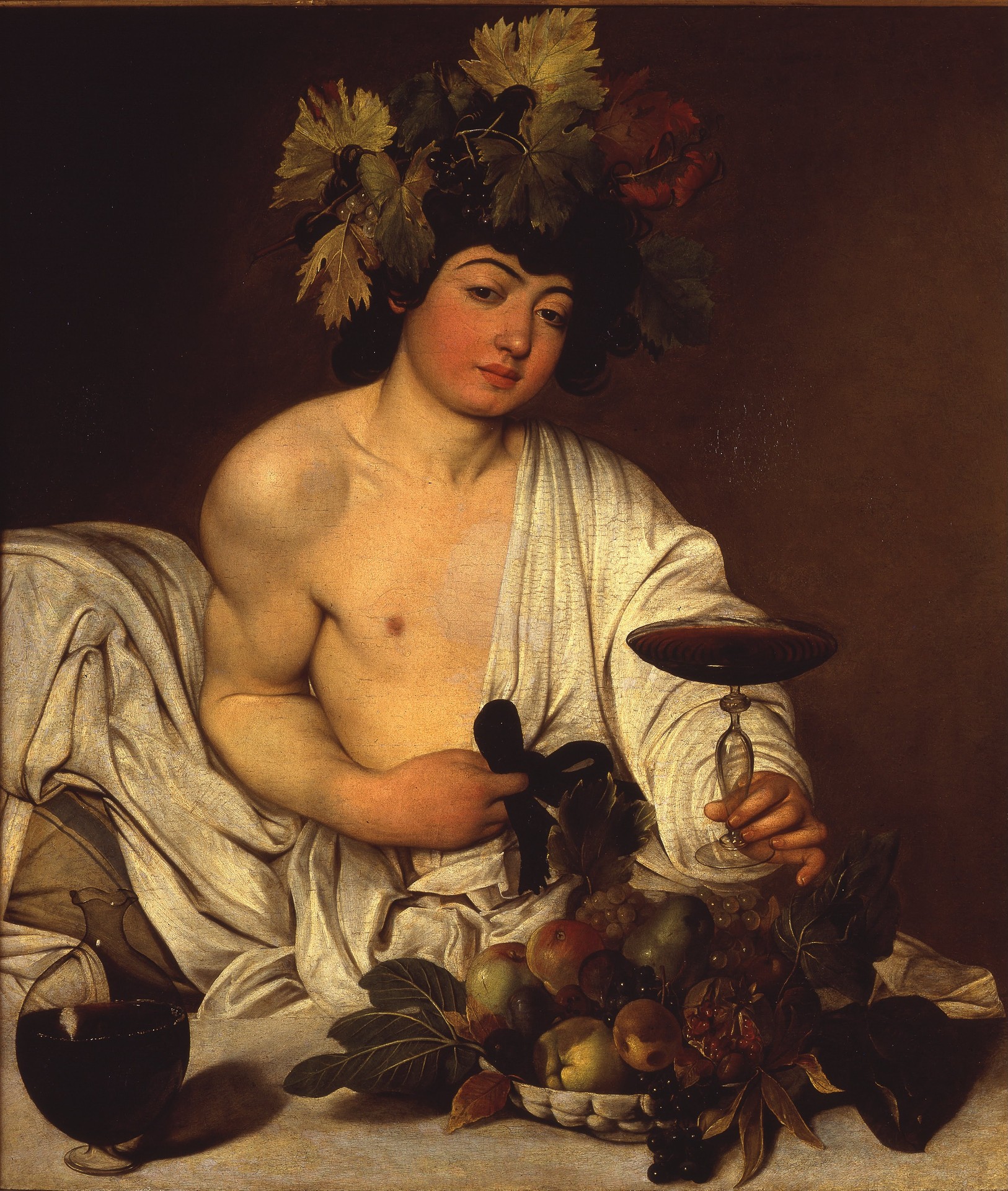 The Adolescent Bacchus - by Caravaggio