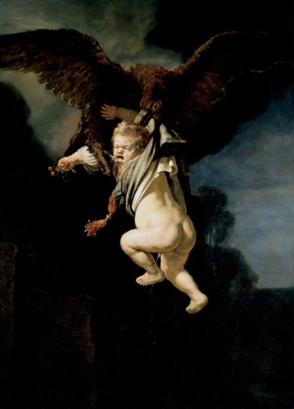 The Abduction of Ganymede - by Rembrandt
