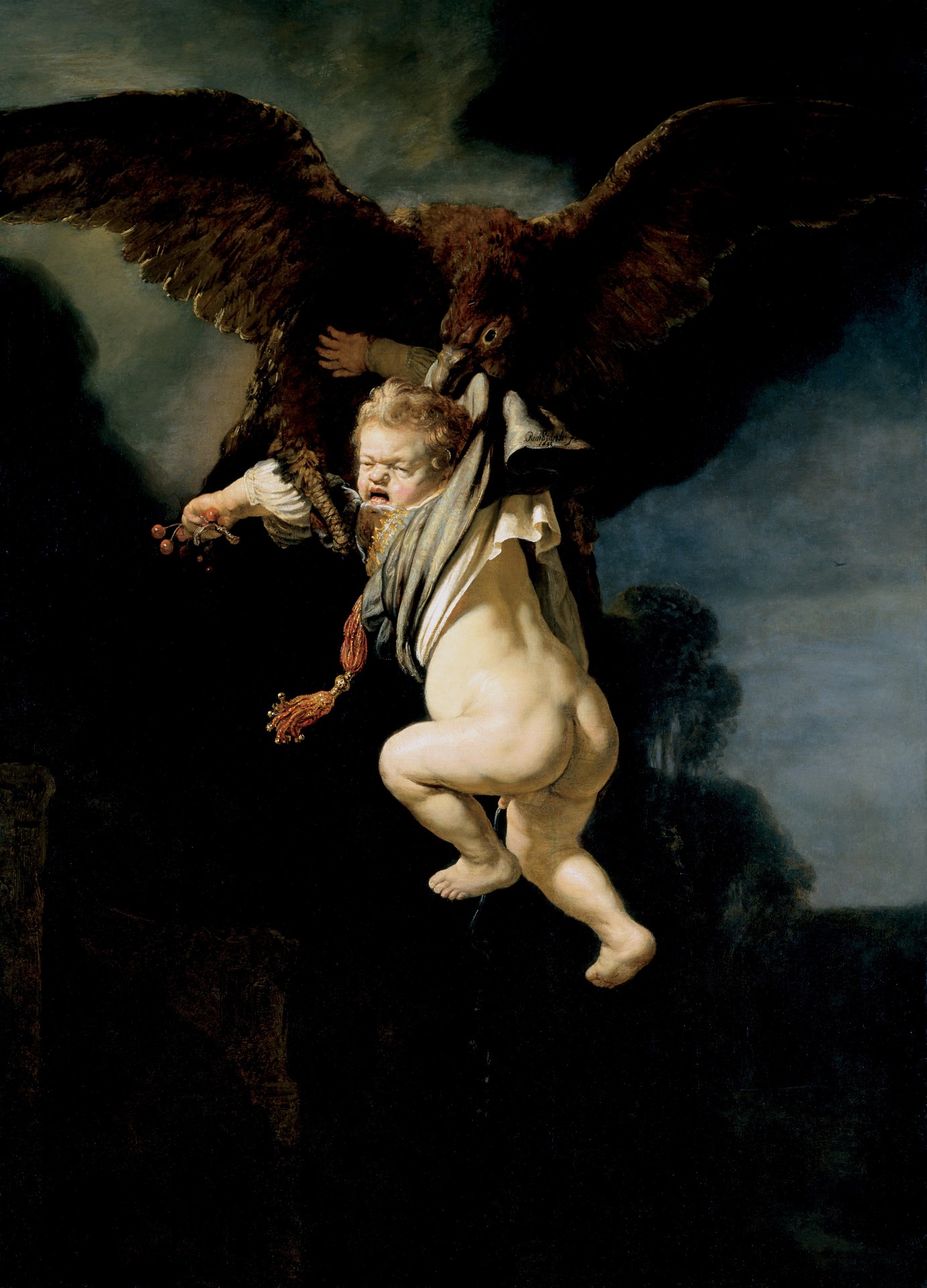 The Abduction of Ganymede - by Rembrandt