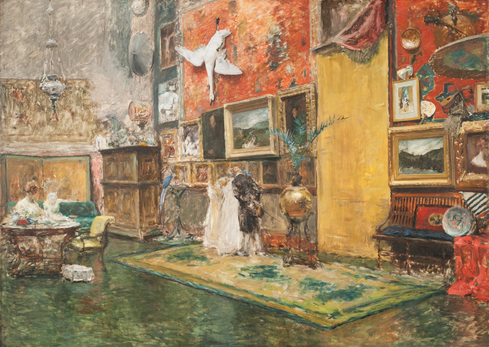 Tenth Street Studio - by William Merritt Chase