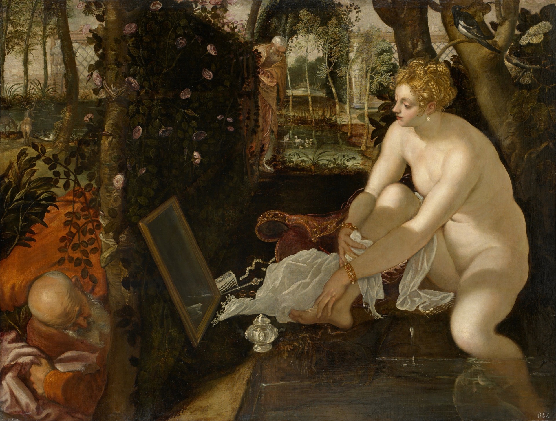 Susanna and the Elders - by Tintoretto