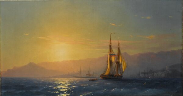 Sunset at Sea - by Ivan Aivazovsky