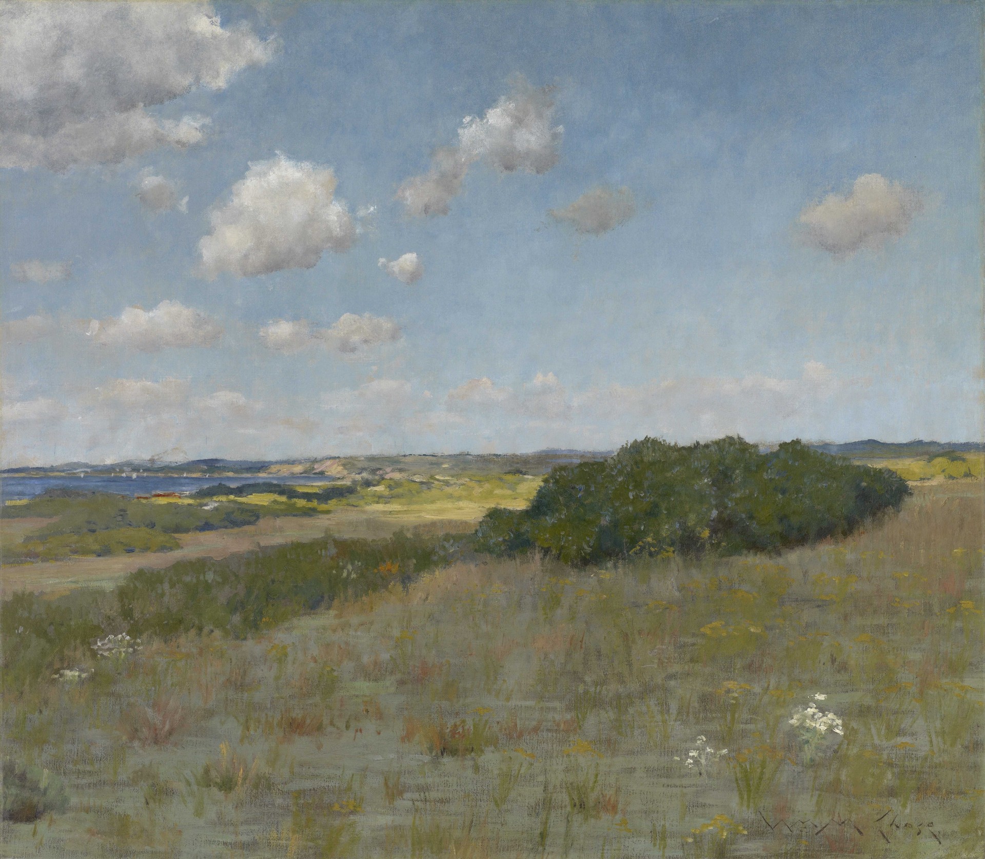 Sunlight and Shadow, Shinnecock Hills - by William Merritt Chase