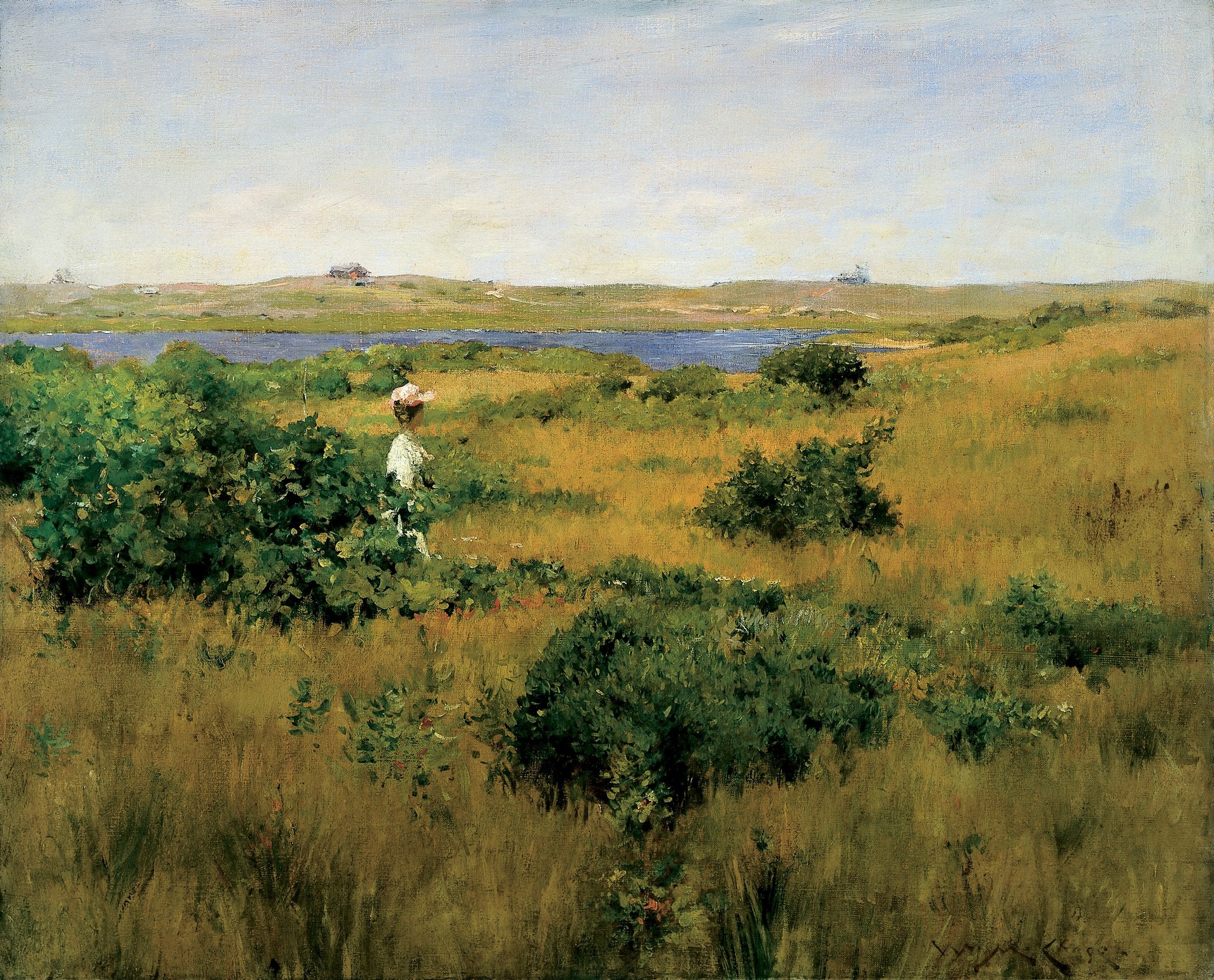 Summer at Shinnecock Hills - by William Merritt Chase