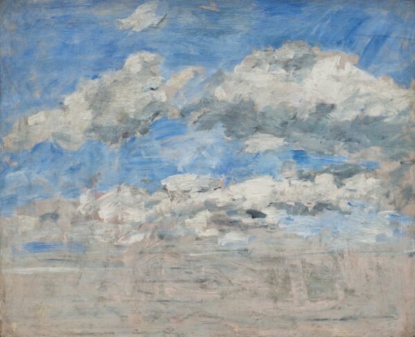 Study of the Sky - by Eugène Boudin