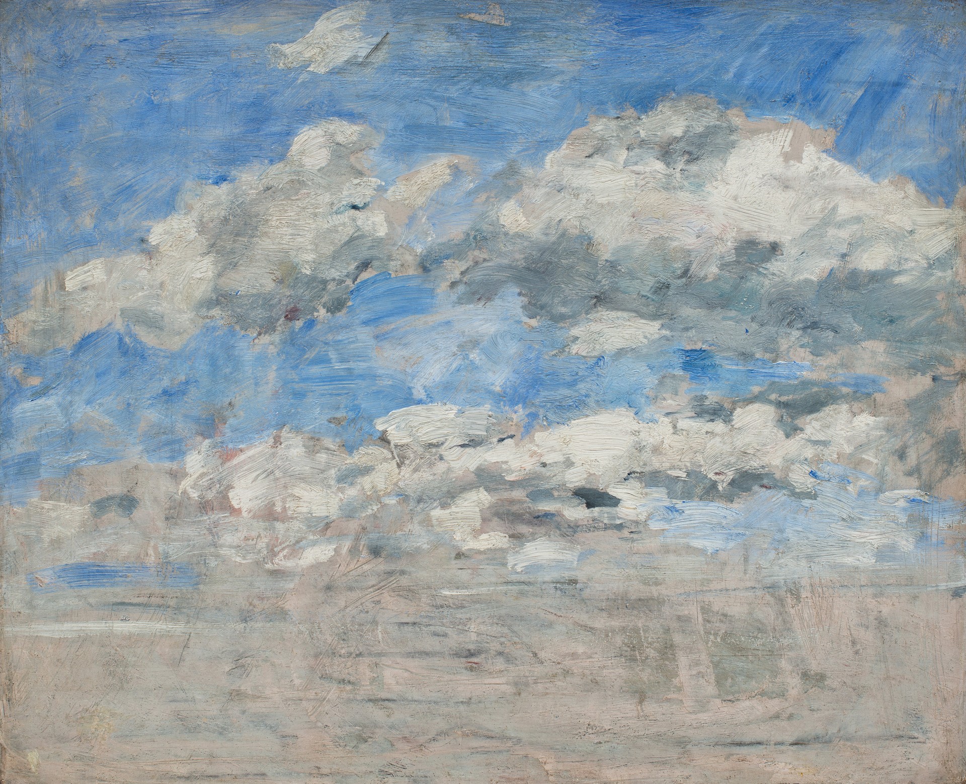 Study of the Sky - by Eugène Boudin