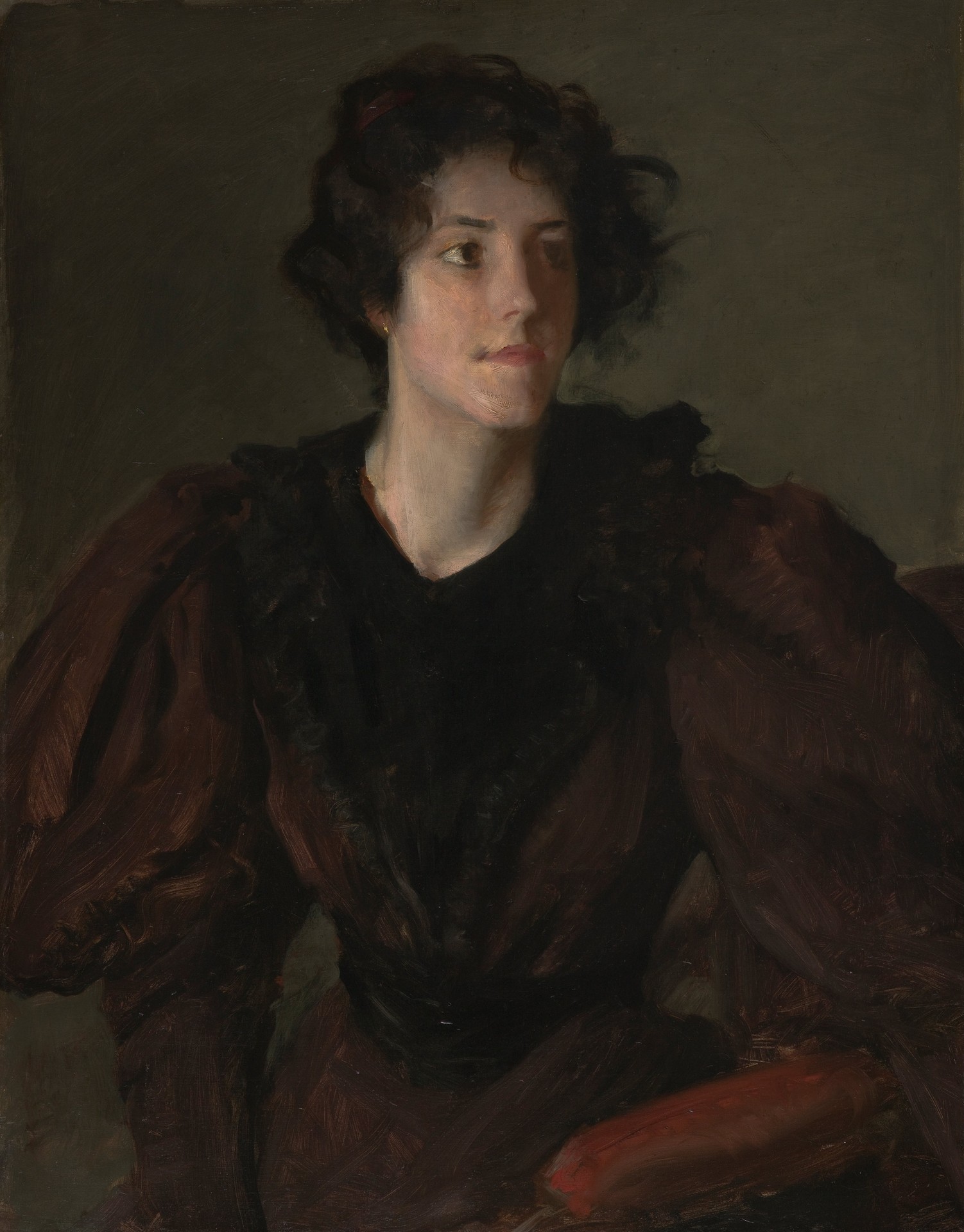 Study of a Young Woman - by William Merritt Chase