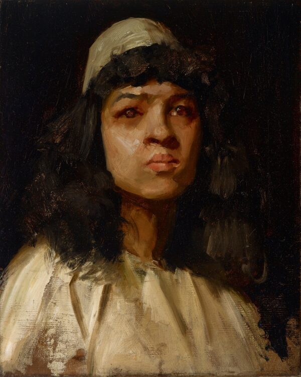 Study Head - by William Merritt Chase