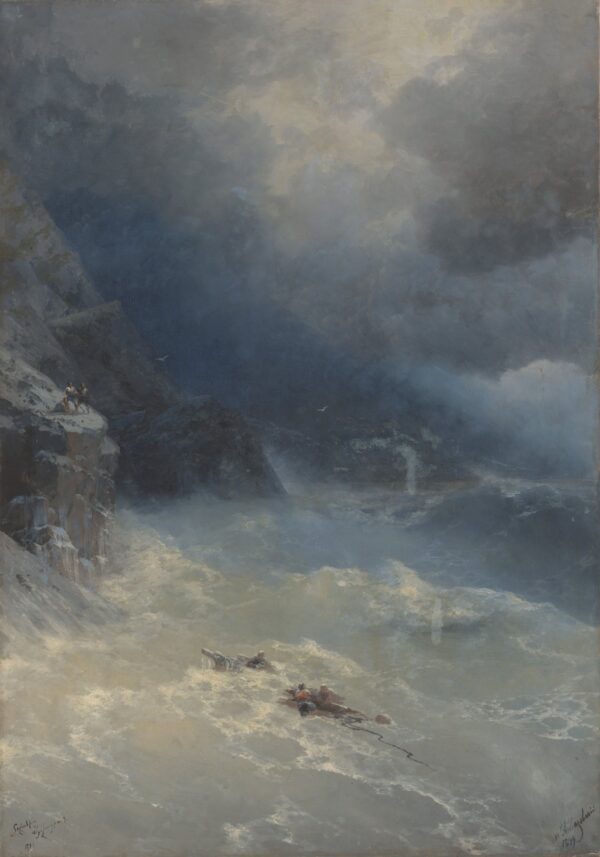 Storm - by Ivan Aivazovsky