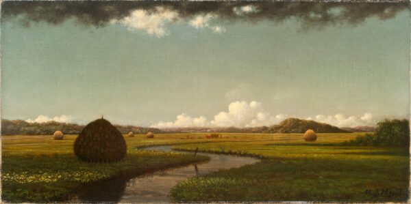 Storm Clouds over the Marshes - by Martin Johnson Heade