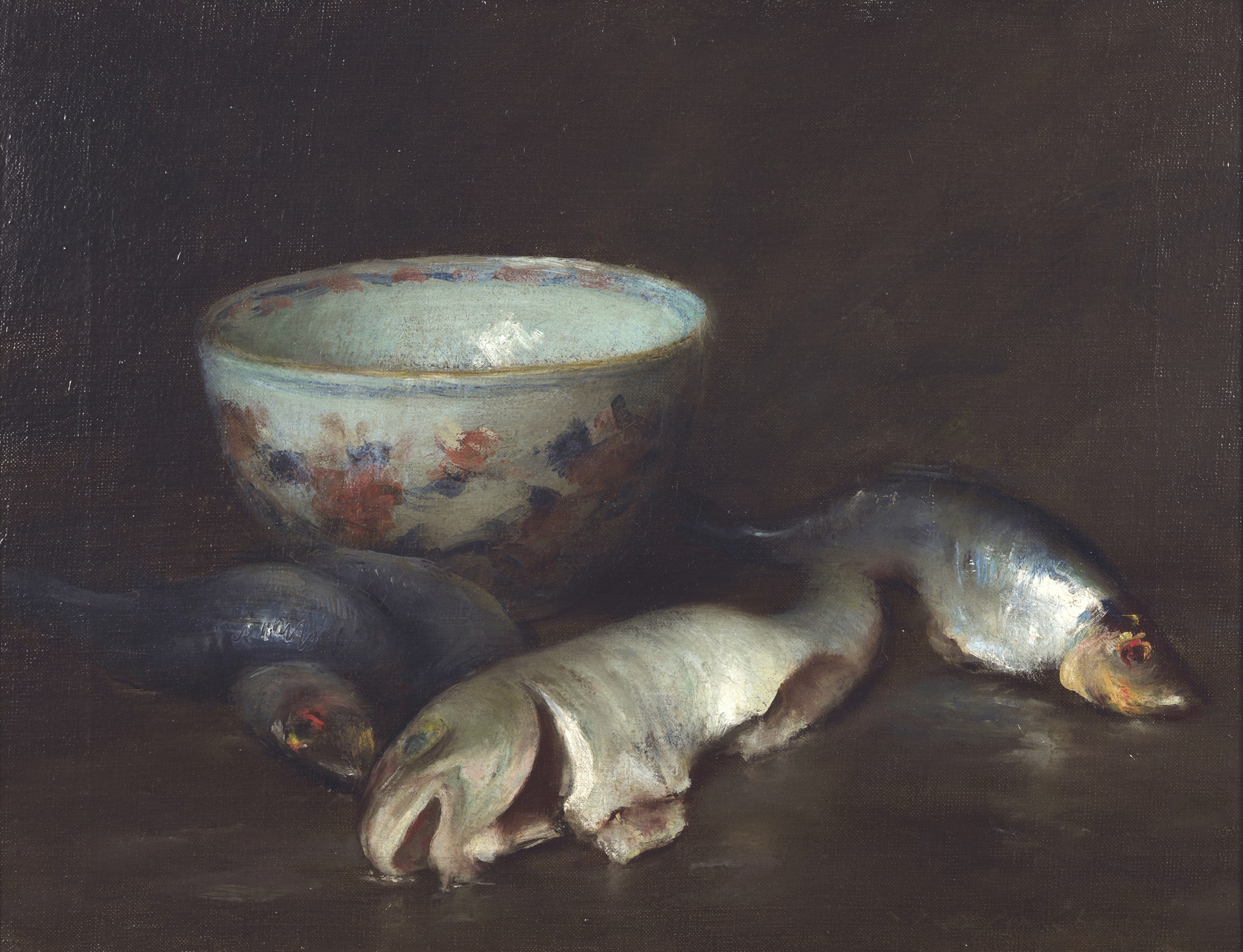 Still Life with Fish - by William Merritt Chase