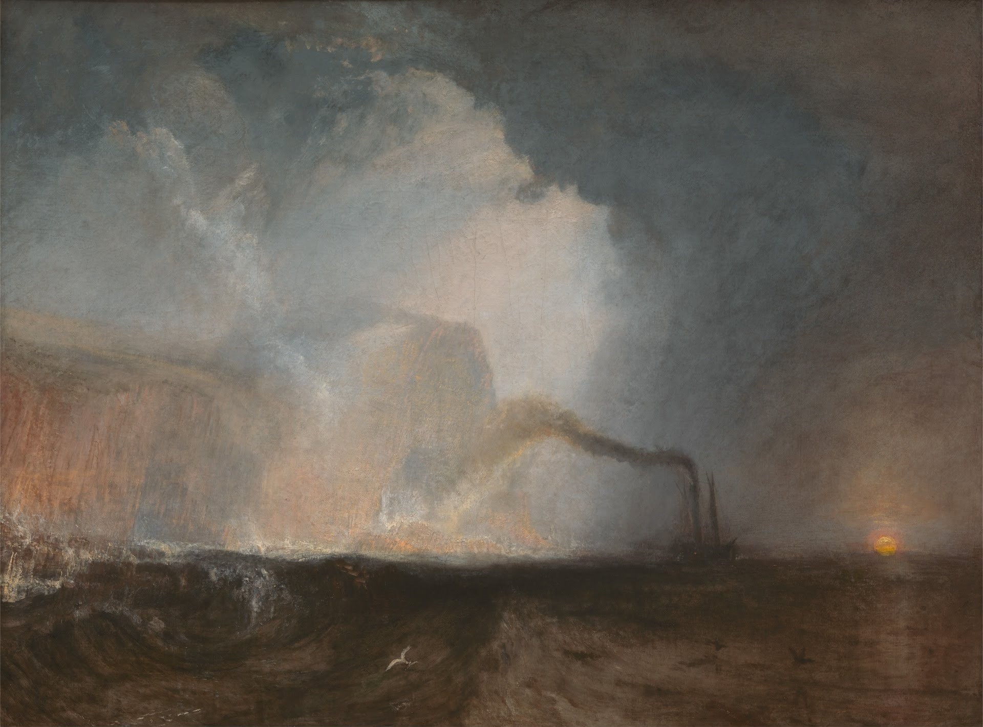 Staffa, Fingal's Cave - by J. M. W. Turner