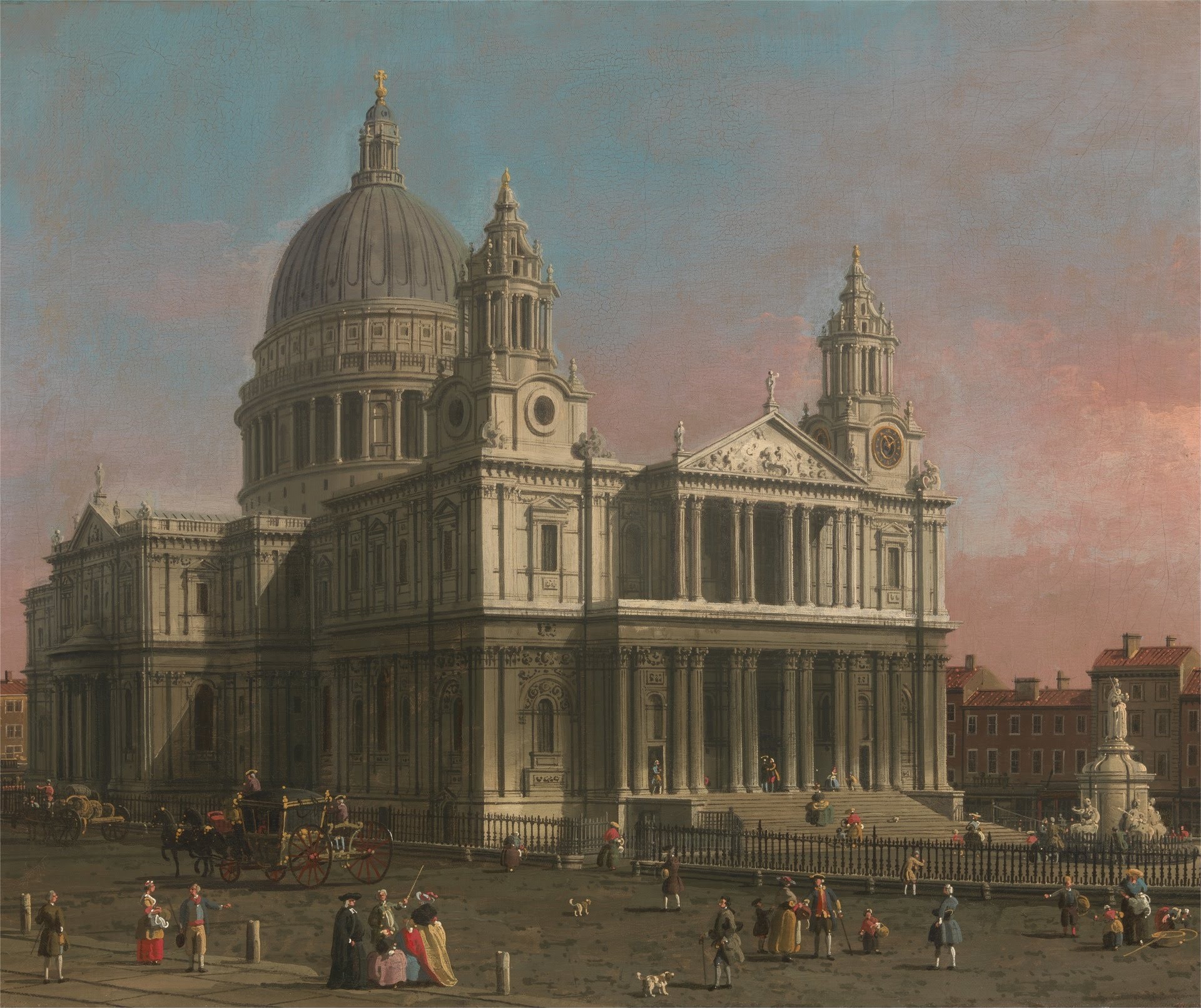 St. Paul's Cathedral - by Canaletto