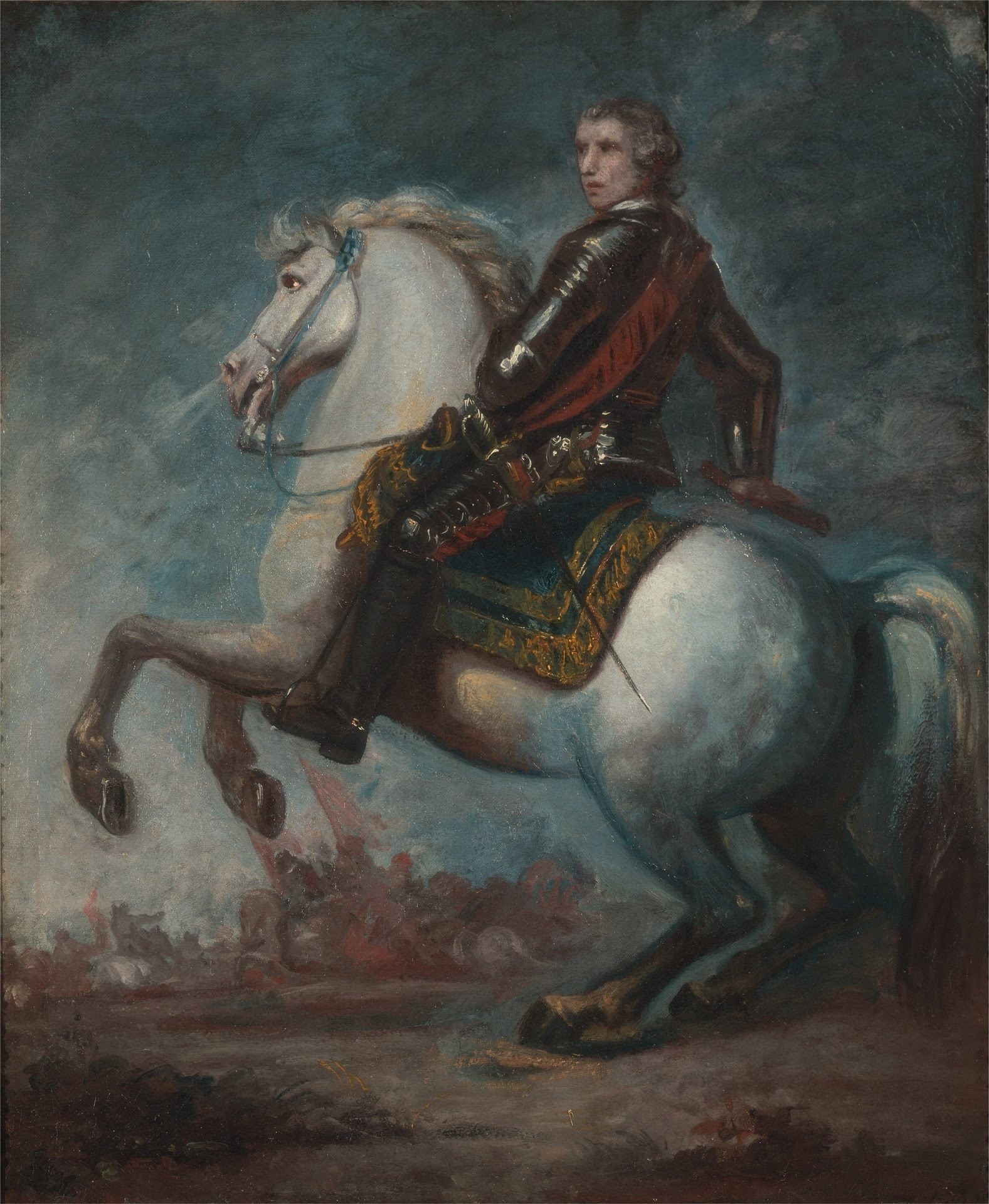 Sir Jeffrey Amherst - by Joshua Reynolds