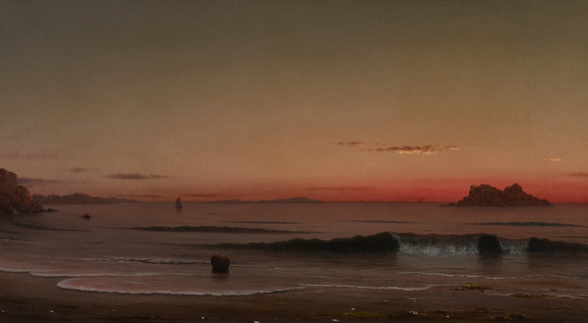 Singing Beach, Manchester, Massachusetts - by Martin Johnson Heade