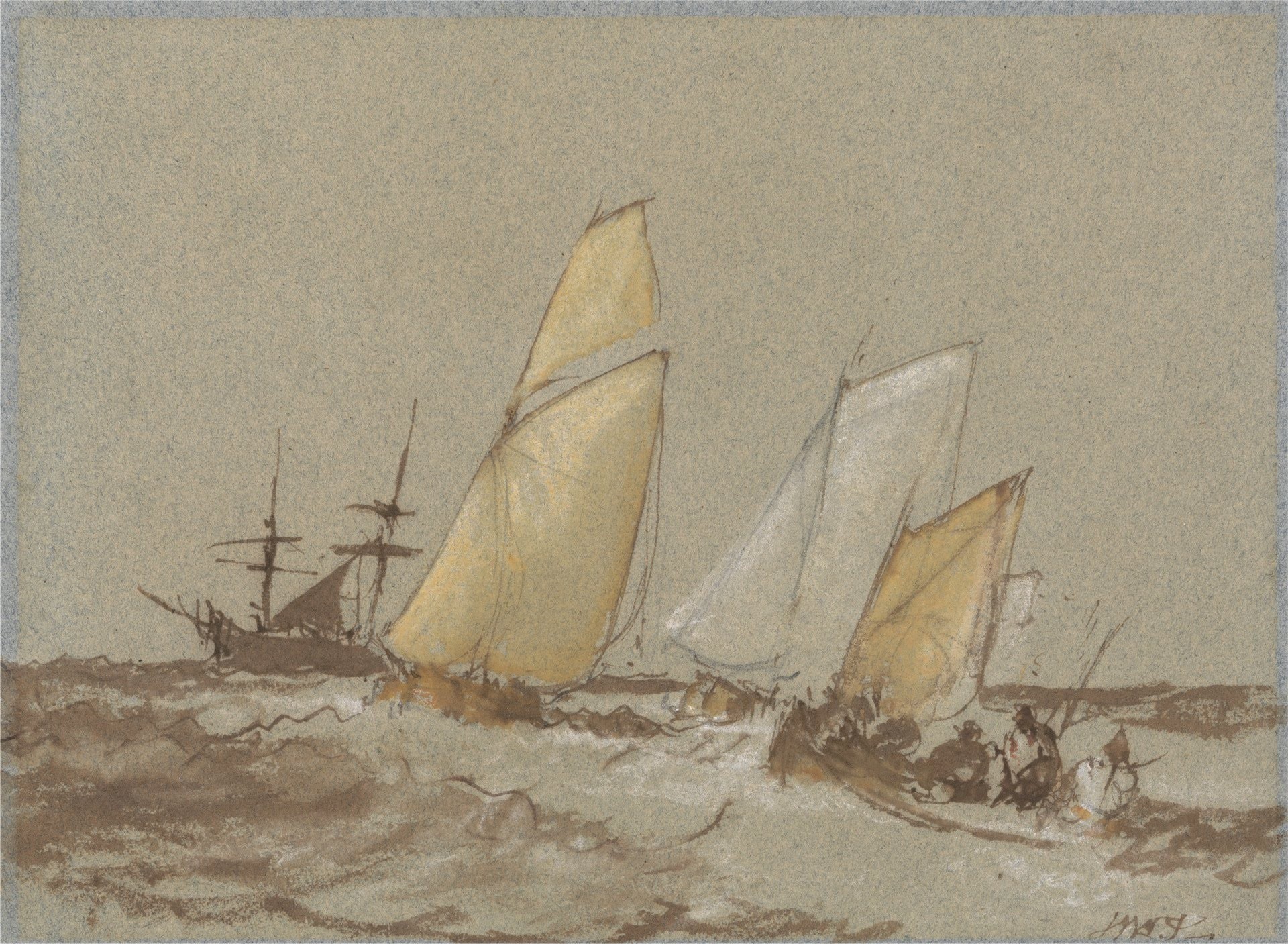 Shipping - by J. M. W. Turner