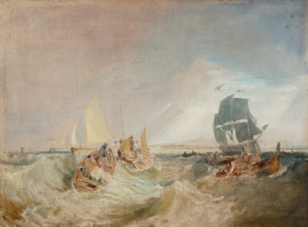 Shipping at the Mouth of the Thames - by J. M. W. Turner