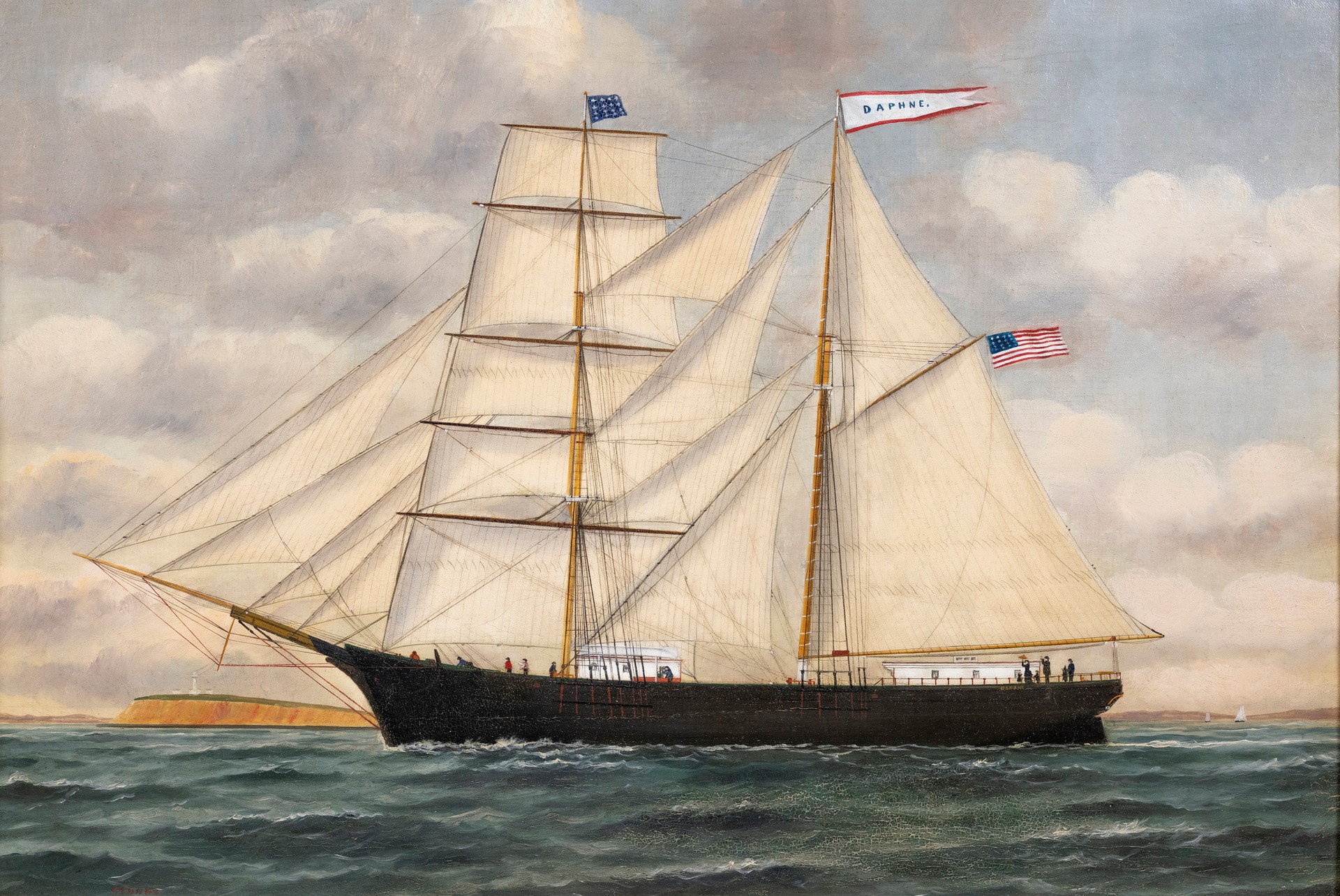 Ship DAPHNE - by William Pierce Stubbs