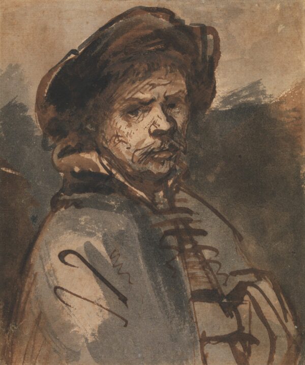 Self-Portrait - by Rembrandt