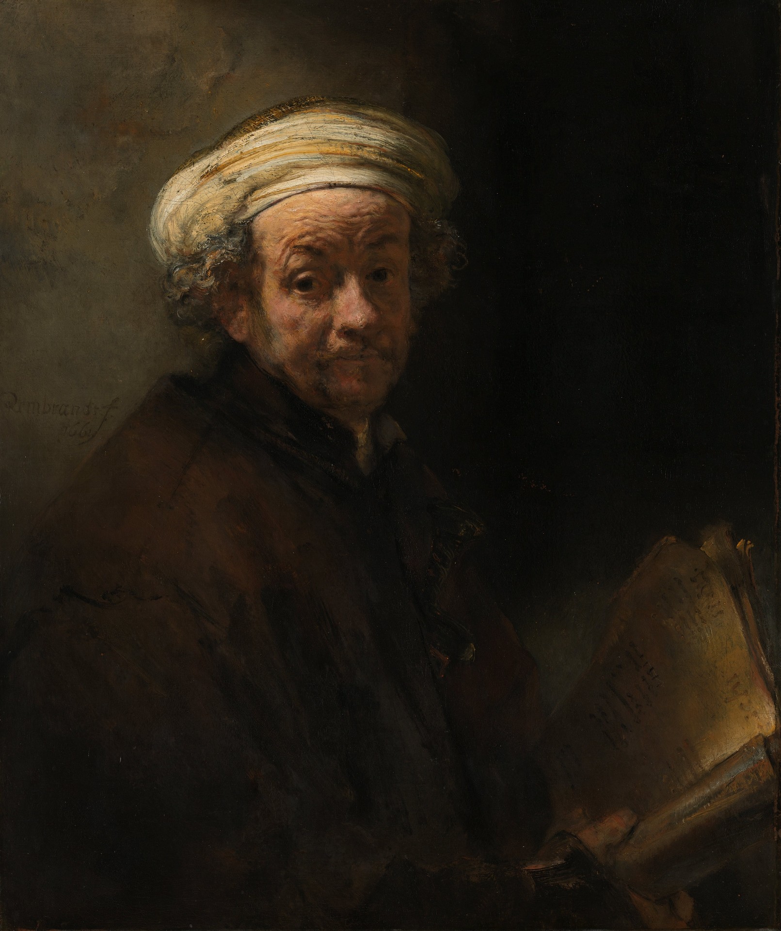 Self Portrait as the Apostle Paul - by Rembrandt