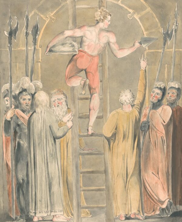 Sealing the Stone and Setting a Watch - by William Blake