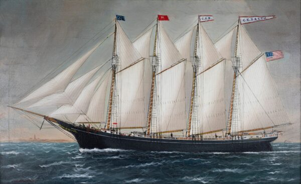 Schooner CHARLES E. BALCH - by William Pierce Stubbs