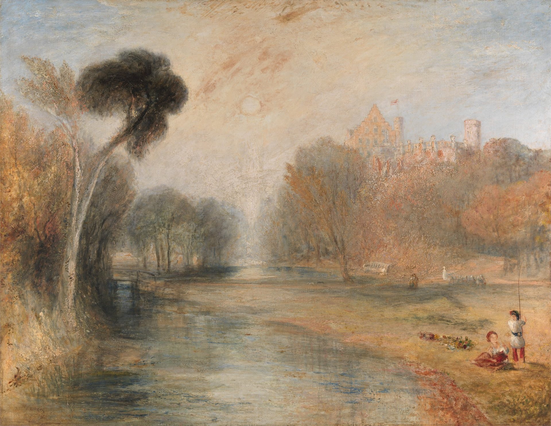 Schloss Rosenau, Coburg - by J. M. W. Turner