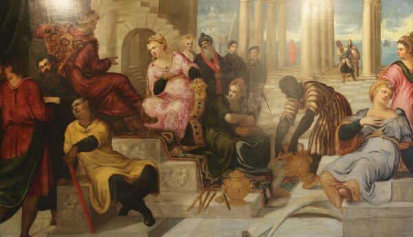 Salomon et la Reine de Saba - by Tintoretto