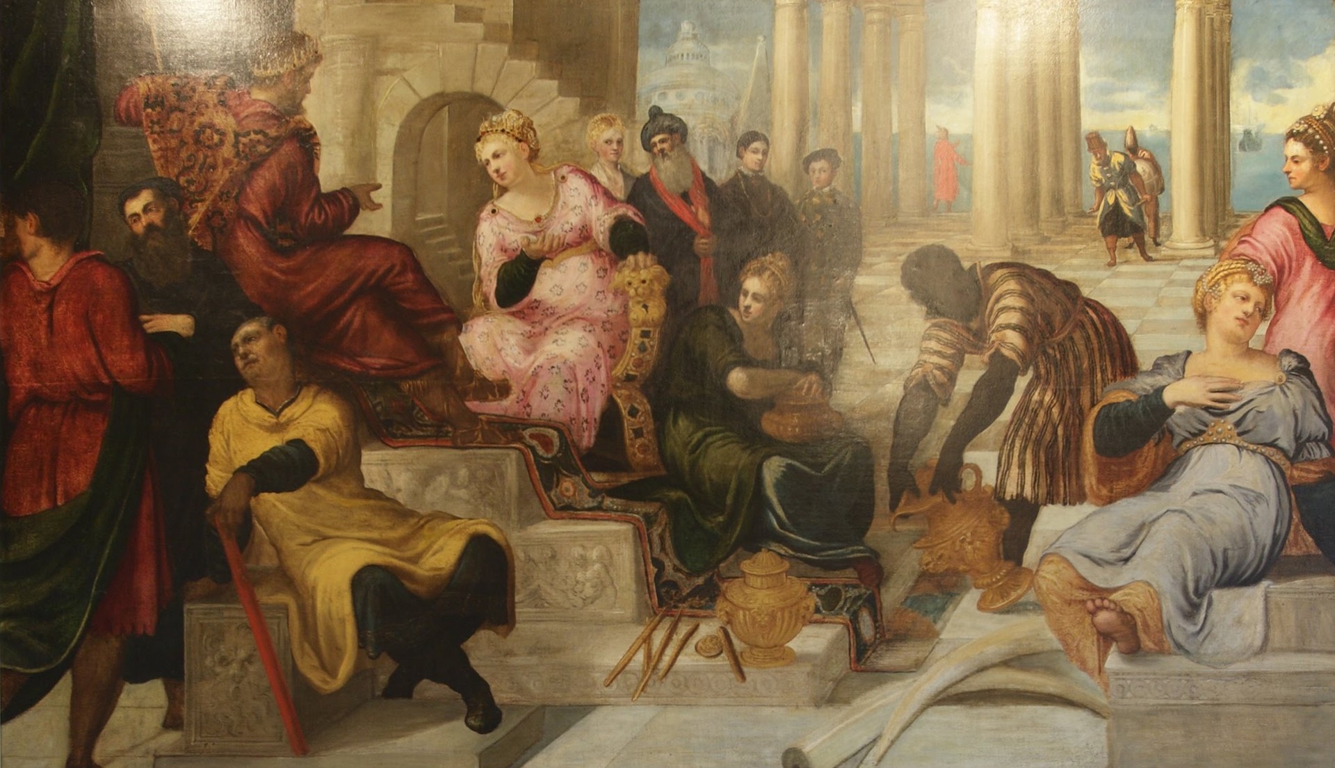 Salomon et la Reine de Saba - by Tintoretto