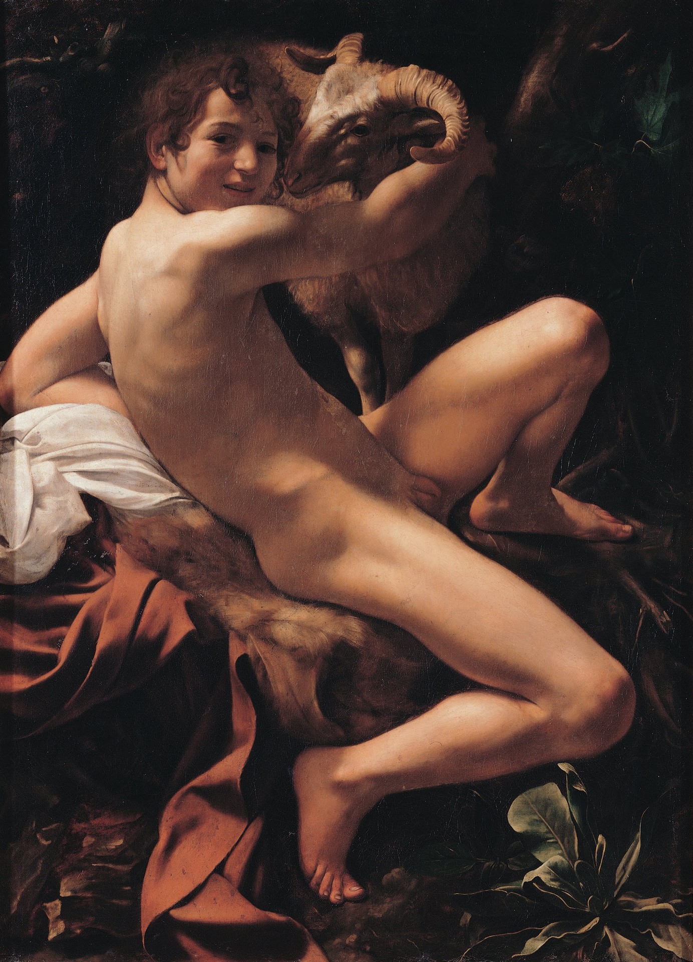 Saint John the Baptist - by Caravaggio
