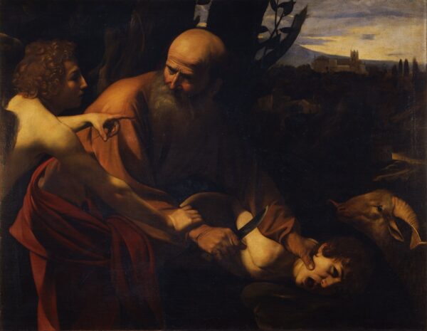 Sacrifice of Isaac - by Caravaggio