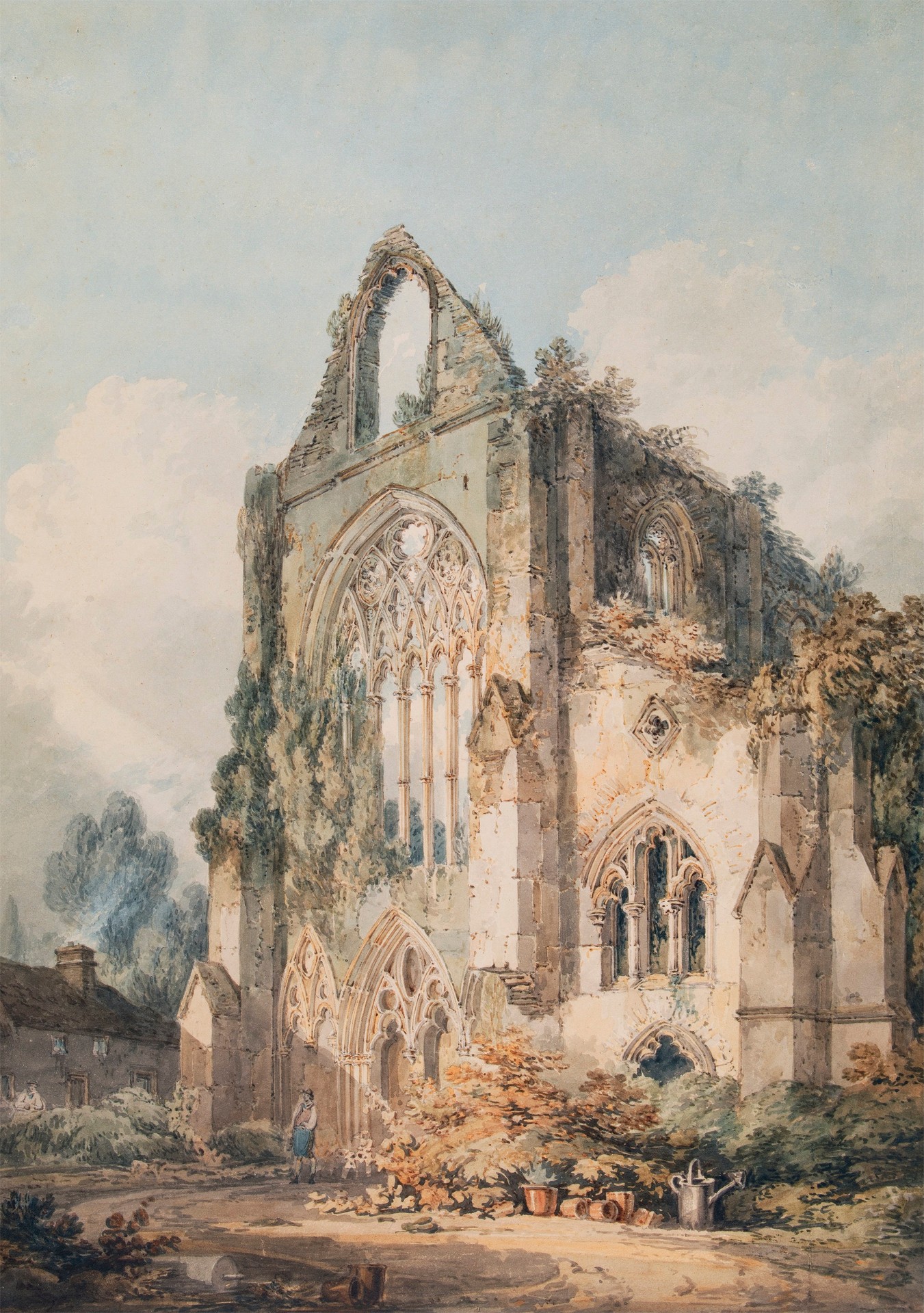 Ruins of Tintern Abbey - by J. M. W. Turner