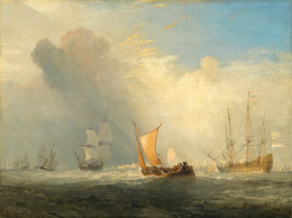 Rotterdam Ferry-Boat - by J. M. W. Turner