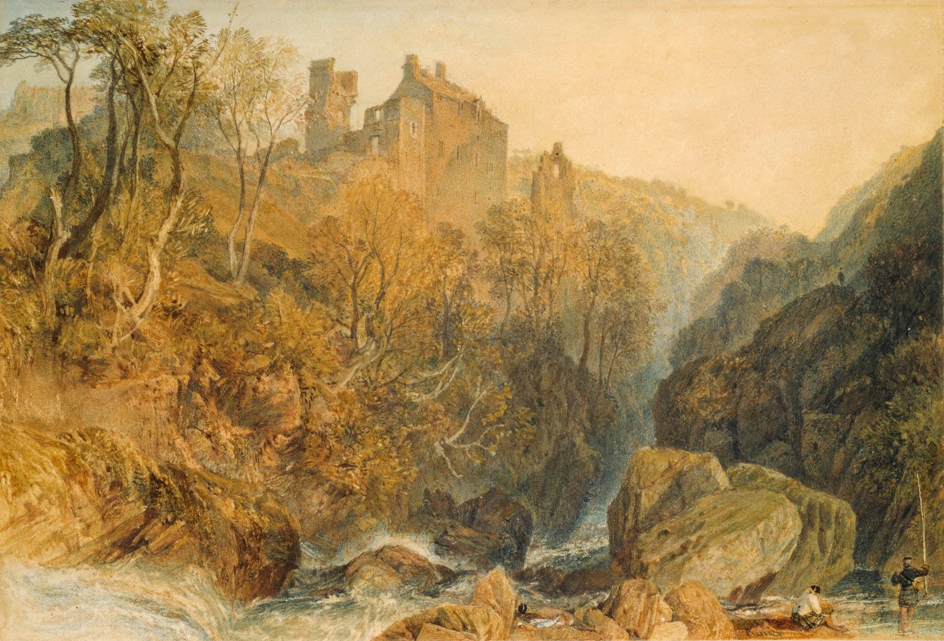 Rosslyn Castle - by J. M. W. Turner
