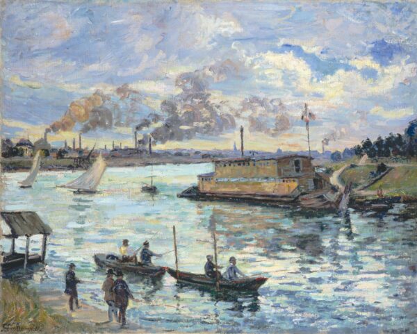River Scene - by Armand Guillaumin