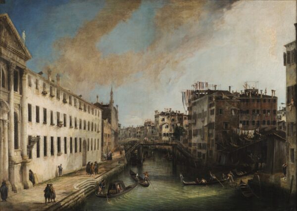 River of Mendicanti - by Canaletto