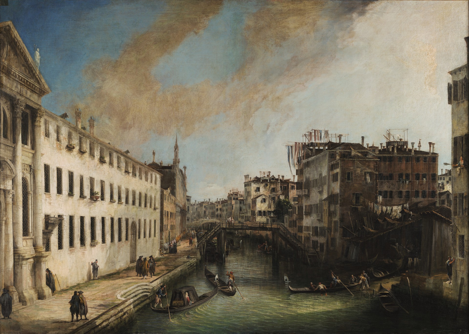 River of Mendicanti - by Canaletto