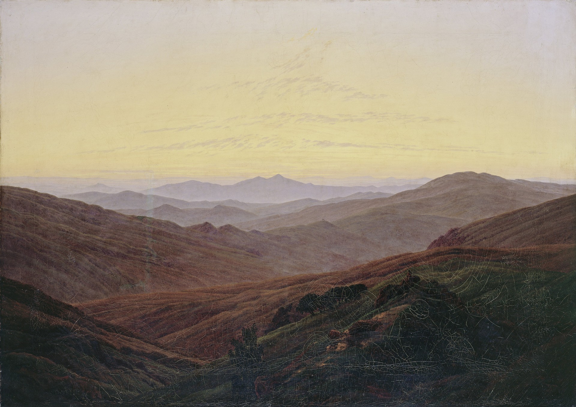 Riesengebirge - by Caspar David Friedrich