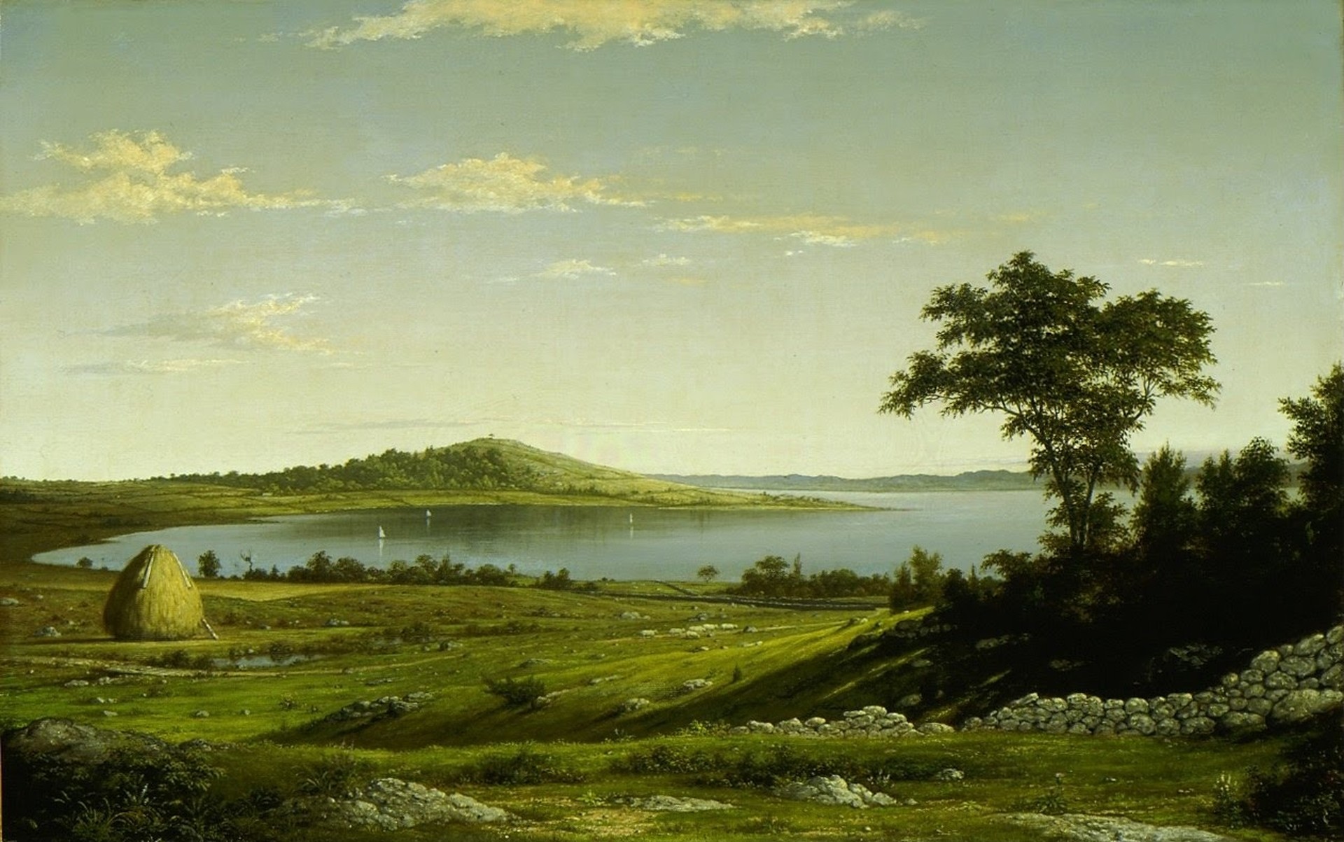 Rhode Island Shore - by Martin Johnson Heade