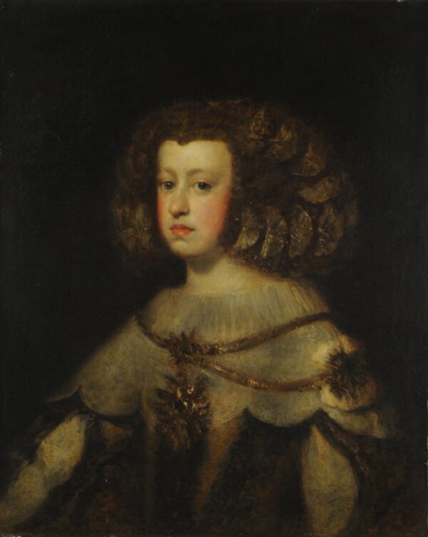 Retrato de la infanta María Teresa de España - by Diego Velázquez