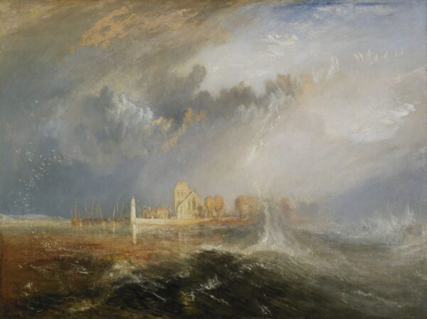 Quillebeuf, Mouth of the Seine - by J. M. W. Turner