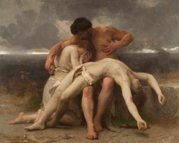 Premier deuil (El primer duelo) - by William-Adolphe Bouguereau