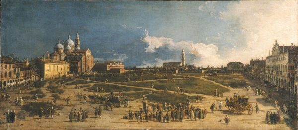 Prà della Valle in Padua - by Canaletto
