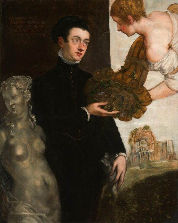 Portret van Ottavio Strada - by Tintoretto