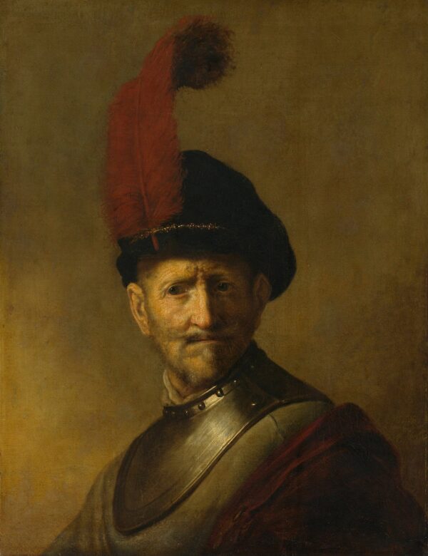 Portret van een man, misschien Rembrandts vader, Harmen Gerritsz. van Rijn - by Rembrandt