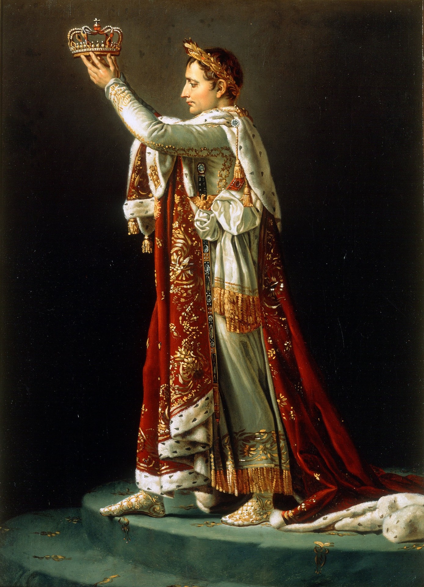 Portrait of Napoléon from David’s “Coronation of the Emperor and the Empress” - by Jacques-Louis David