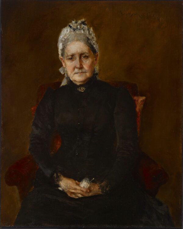 Portrait of My Mother (Sarah Swaim Chase) - by William Merritt Chase