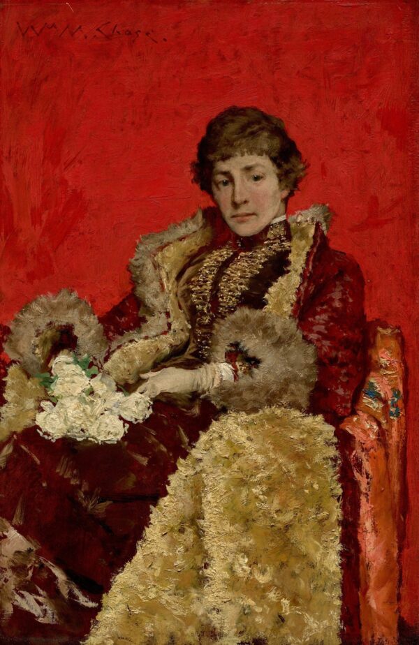 Portrait of Mrs. H. (Howell) - by William Merritt Chase