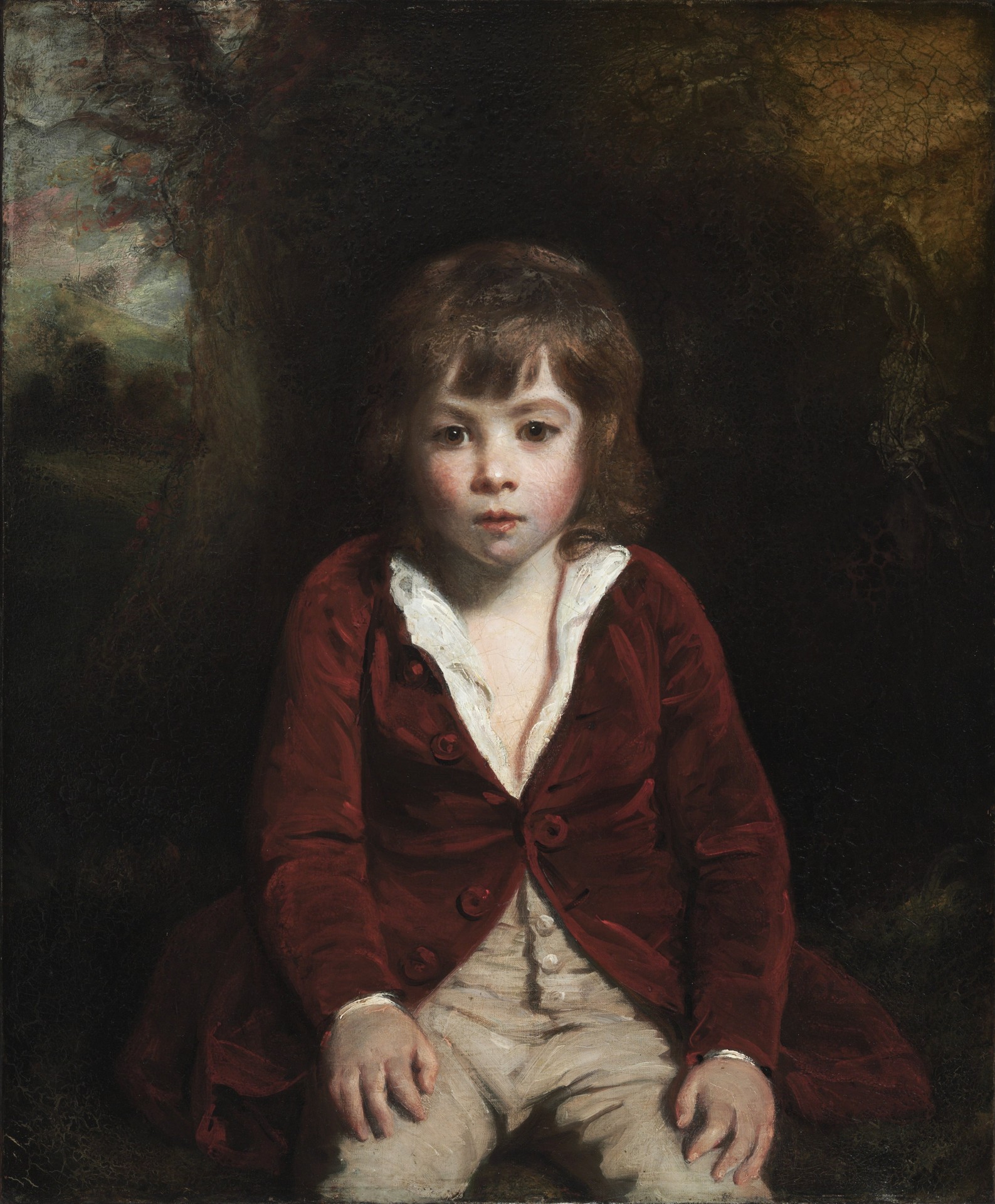 Portrait of Master Bunbury - by Joshua Reynolds