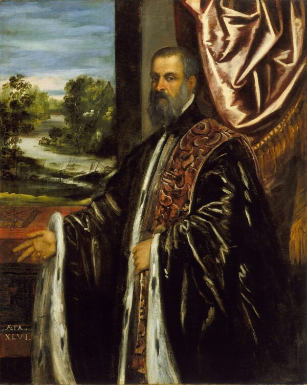 Portrait of Marino Grimani - by Tintoretto